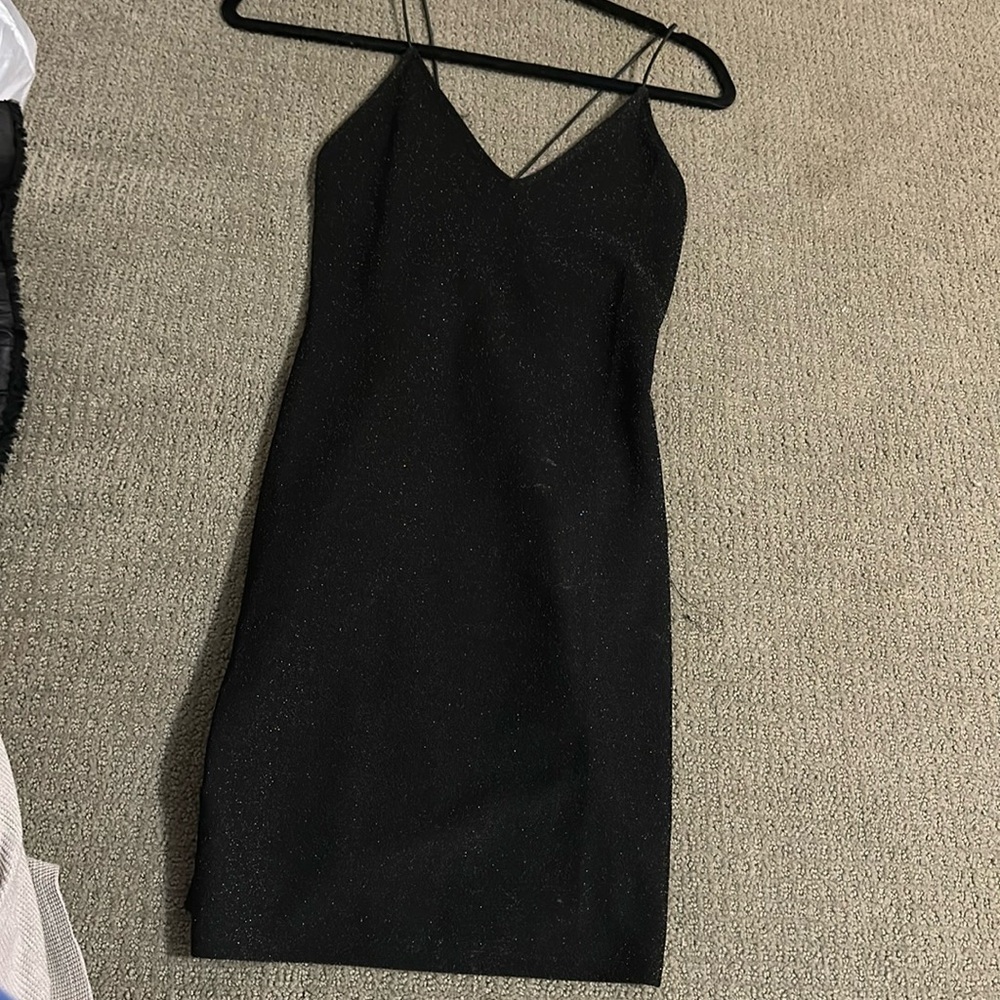 Sparkly going out black dress